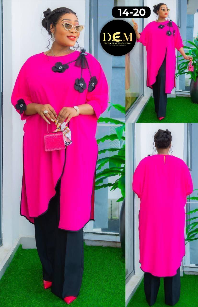 Long Slit Top and Pants