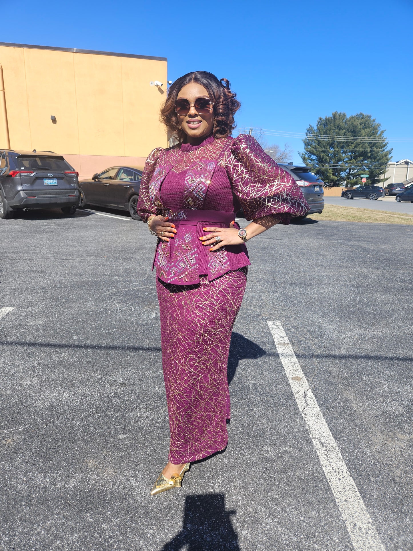 Gold-Fold 2 Piece with Belt